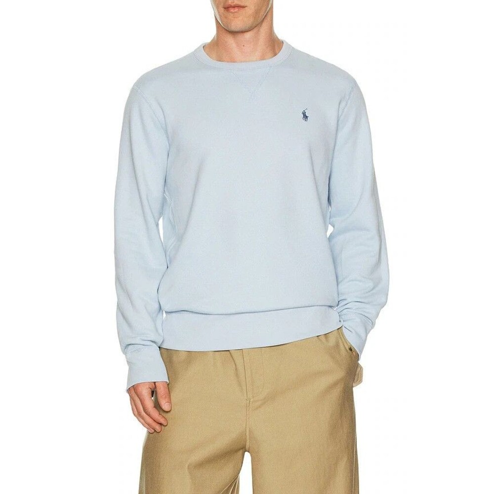 Polo Ralph Lauren Men's The RL Fleece Sweatshirt Pullover Southport Sky Blue XXL